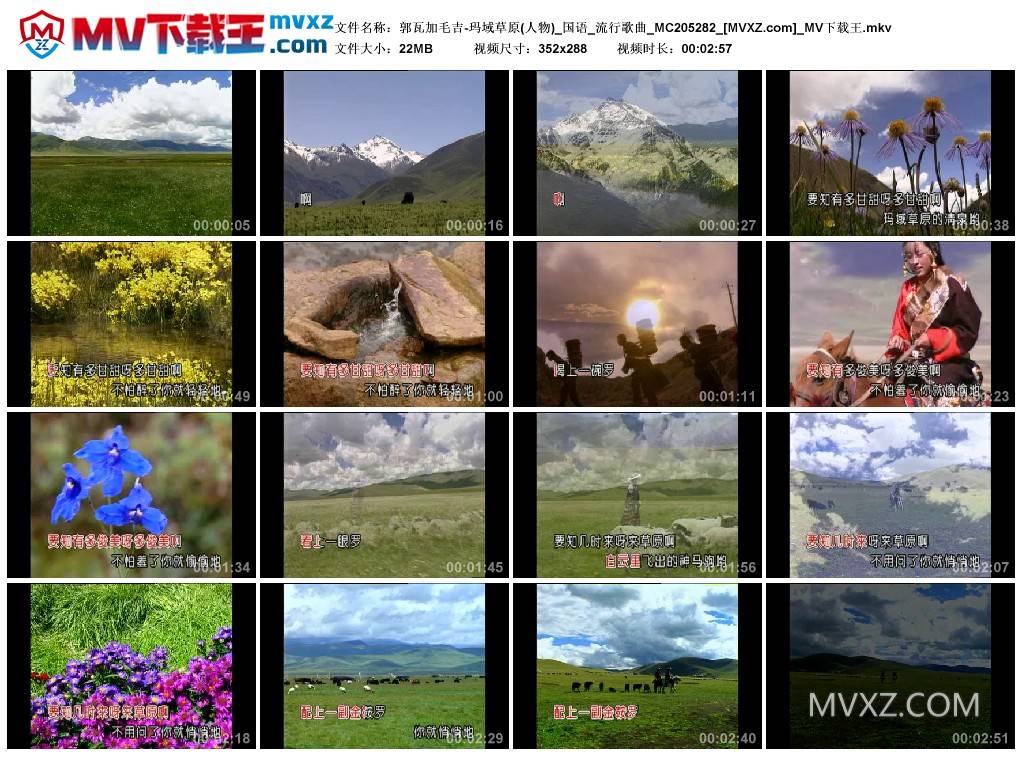 郭瓦加毛吉-玛域草原(人物)_国语_流行歌曲_MC205282